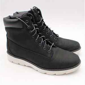 Timberland Keely Field 6 Inch Womens Size 7 Black Nubuck Ankle Boots Shoes